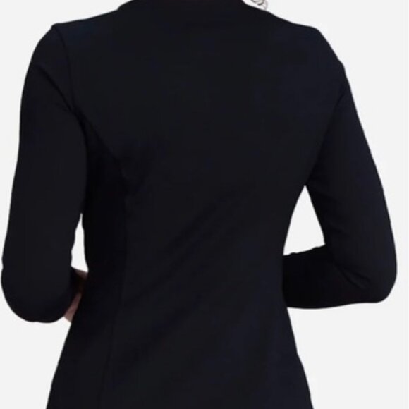 Bad Birde Women's Long Sleeve High Slit Tunic in Black  size L NWT - Picture 2 of 8